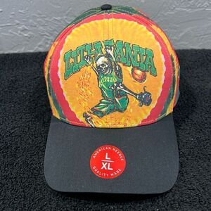 🔥🏀 Liquid Blue Grateful Dead Lithuania Skeleton Basketball Fitted Flex Fit Hat